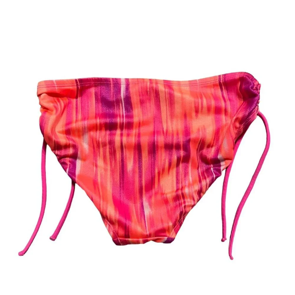 Justice Sz 12 Tiered Ruffle Tankini Swim Bathing Suit